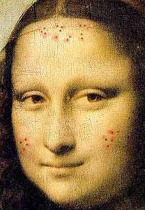 Mona Lisa with Acne