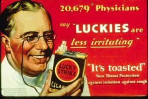 Lucky Strike Doctor Cigarette Ad