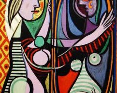 girl_before_a_mirror_aging_estrogen_HRT_pablo_picasso